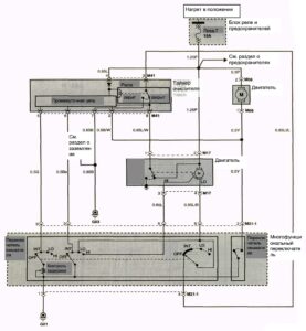 Схема электрооборудования Hyundai Porter (1 часть).