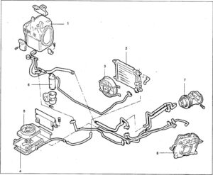 Система кондиционирования Hyundai Porter.