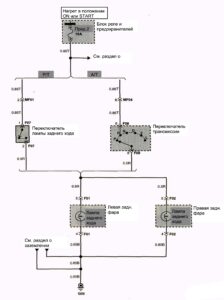 Схема электрооборудования Hyundai Porter (1 часть).