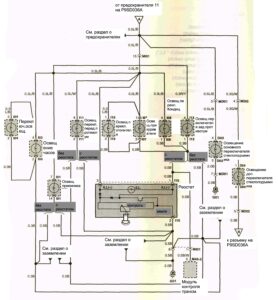 Схема электрооборудования Hyundai Porter (1 часть).