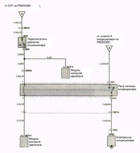 Схема электрооборудования Hyundai Porter (1 часть).