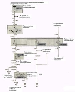 Схема электрооборудования Hyundai Porter (1 часть).