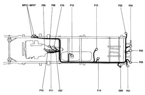 Схема электрооборудования Hyundai Porter (1 часть).
