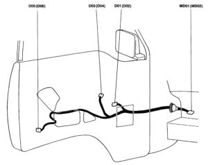 Схема электрооборудования Hyundai Porter (1 часть).