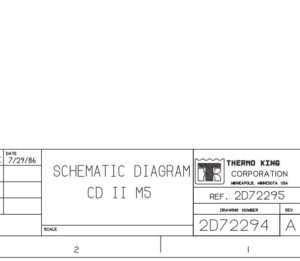 Схема THERMO KING CD 2 M5.