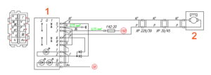 Схема автономного отопителя, дополнительного отопителя, фильтро-вентиляцинной установки ГАЗель Next.