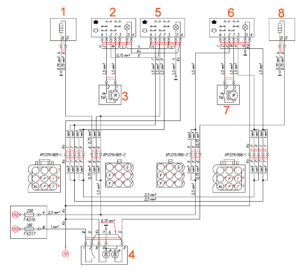 Схема подключения электростеклоподъёмников и обогрева зеркал ГАЗон Next.
