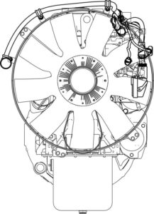 Схема прокладки жгутов двигателей ЯМЗ-5340, ЯМЗ-536.