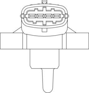 Датчик давления и температуры масла двигателей ЯМЗ-5340, ЯМЗ-536.