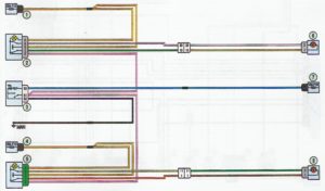 Схема подключения электростеклоподъёмников Лада Ларгус.