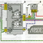 Схемы подключения блок-фар с однонитиевыми лампами ближнего света автомобилей семейства ВАЗ-2110.