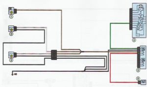 Схема подключения противотуманных фар и заднего противотуманного фонаря Лада Ларгус.