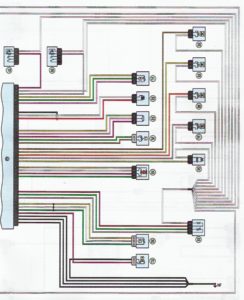 Схема системы управления двигателем K7M Лада Ларгус.