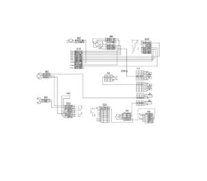 Функциональная схема стеклоочистки, отопления и звуковой сигнализации автомобилей КамАЗ-5320, 5321, 53212, 53213, 5410, 54112, 55111, 55102, 53229, 65115.