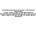 Руководство по эксплуатации авторефрижераторных установок Thermo King TS-200, TS-300, TS-600, TS-500, SPECTRUM TS, XDS SR, RD-II, KD-II, MD-200, MD-300, MD-II, SDZ, CD-II MAX, UMD-II, URD-III, UTS, RD TLE, MD TLE, RD-MT, MD-MT, MD-200 MT.