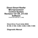 Руководство по диагностике микропроцессорных контроллеров Thermo King Direct Smart Reefer Microprocessor Control System Revision 121 XX, 273 XX (English).