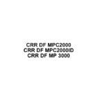 Thermo King CRR DF MPC2000, CRR DF MPC2000ID, CRR DF MP 3000.