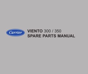 Каталог запасных частей Carrier VIENTO 300/350 (English).
