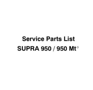 Каталог запчастей Carrier Supra 950/950 Mt ° (English).
