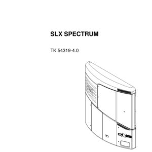 Каталог запчастей Thermo King SLX Spectrum TK 54319-2-PM (Rev. 4.0) (English).