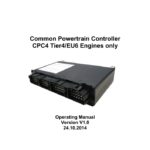 Common Powertrain Controller CPC4 Tier4/EU6 Engines only. Operating Manual Version V1.0.