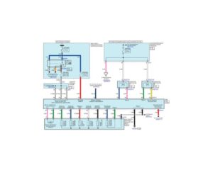 Электрическая принципиальная схема системы управления автоматической трансмиссией (G4FA/G4FC : GAMMA 1.4L/1.6L) автомобиля Kia Rio