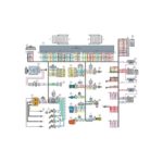 Схема электрических соединений жгута проводов системы зажигания 21144 – 3724026-00 (Лада Самара).
