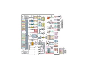 Схема электрических соединений жгута проводов системы зажигания 21214 - 3724026-44 (Нива, Лада 4х4).