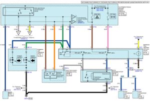 Электрическая принципиальная схема указателей поворота и аварийной сигнализации автомобиля Kia Rio 