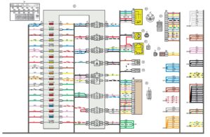 Схема электрических соединений жгута проводов панели приборов 11170 - 3724030-00 (Лада Калина 8-ми клапанная).