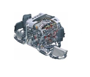 Двигатель Audi 4,2 л V8 TDI с системой впрыска Common Rail.