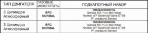 Система впрыска газа Sequent 24 MY07 с инжекторами BRC и редуктором Genius MD/ Genius MAX. Руководство.