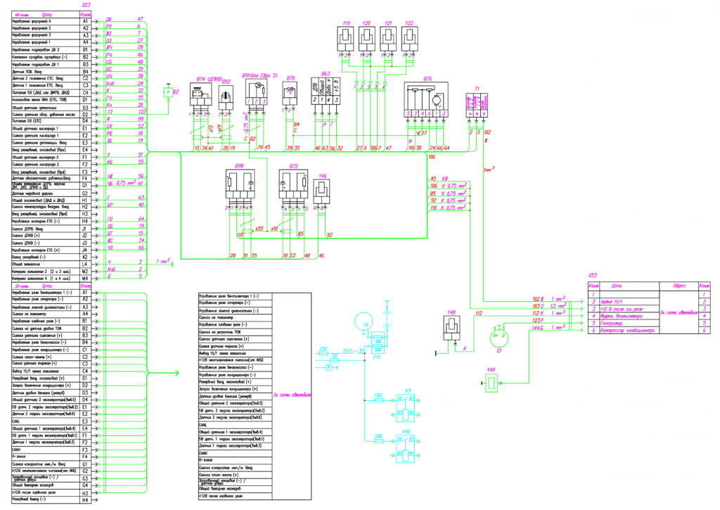 Схема электропроводки газель 405 евро 2