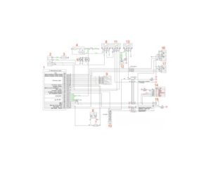 Схема электрическая принципиальная системы управления двигателем (Евро-5, автомобильная часть) ГАЗель Next 4.6т.