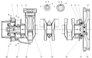 Размеры сопрягаемых деталей двигателей ЗМЗ–409051.10 и ЗМЗ–409052.10 («ZMZ PRO»).