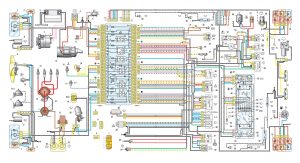Схема электрооборудования ВАЗ-2107, ВАЗ-21072, ВАЗ-21074, ВАЗ-21047.