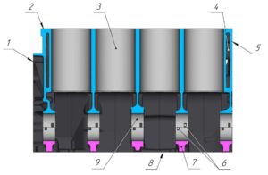 Кривошипно-шатунный механизм двигателей ЗМЗ–409051.10 и ЗМЗ–409052.10 («ZMZ PRO»).