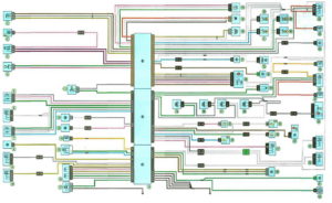 Схема системы управления двигателем Рено Дастер с 2011 года (К4М).