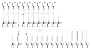 Схема подсветки переключателей (GND) МАЗ-5440.