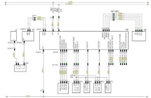 Схема системы управления пневмоподвеской ECAS Wabco МАЗ-5440.