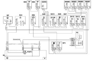 Схема подсветки органов управления и указателей МАЗ 5340M4, 5550M4, 6312М4 (Mercedes, Евро-6).
