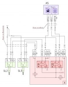 Схема подключения датчиков уровня МАЗ-6312В9.