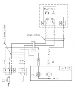 Схема подключения датчиков уровня МАЗ-6430, двигатели ЯМЗ, MAN, Евро-1, 2, 3, БКА-3, 643008-3700001 И.