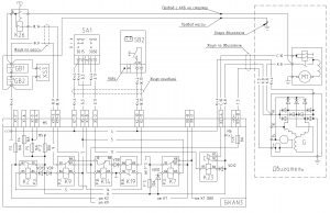 Схема системы электропитания МАЗ-6430, двигатели ЯМЗ, MAN, Евро-1, 2, 3, БКА-3, 643008-3700001 И.
