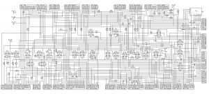 Схема блока коммутационной аппаратуры 631228-3700001 ЭЗ автомобилей МАЗ семейства 6430.