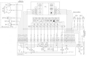 Схема подключения указателей и аварийных ламп МАЗ-6430, двигатели ЯМЗ, MAN, Евро-1, 2, 3, БКА-3, 643008-3700001 И.