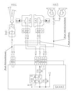 Схема подключения звуковых сигналов МАЗ-6430, двигатели ЯМЗ, MAN, Евро-1, 2, 3, БКА-3, 643008-3700001 И.