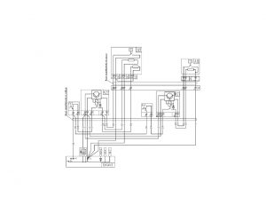 Схема электрооборудования нагревателей МАЗ 643069 с блоком коммутации БКА-3 и двигателем MAN.