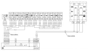 Схема подключения подсветки МАЗ 643069 с блоком коммутации БКА-3 и двигателем MAN.