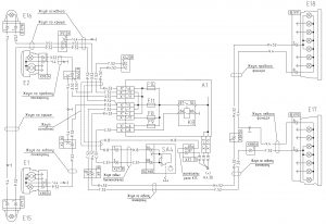 Схема включения габаритных огней МАЗ-630305.
